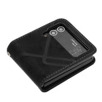 YX0040 Til Samsung Galaxy Z Flip4 5G telefoncover PU-læder+PC-mønsterpræget cover