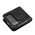 YX0040 Til Samsung Galaxy Z Flip4 5G telefoncover PU-læder+PC-mønsterpræget cover