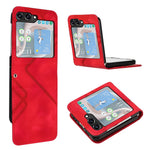 YX0040 For Samsung Galaxy Z Flip5 5G PU Leather+PC Shell Pattern Imprinted Protective Phone Case