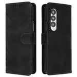 YX0040 For Samsung Galaxy Z Fold4 5G PU Leather+PC Card Holder Case Imprinted Phone Cover