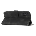 YX003 Wallet Case for Samsung Galaxy A24 4G (162.1 x 77.6 x 8.3mm), PU Leather Pattern Imprinted Stand Phone Cover