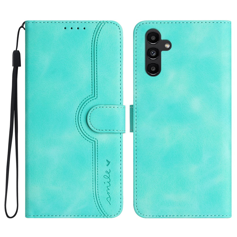YX003 Wallet Case for Samsung Galaxy A24 4G (162.1 x 77.6 x 8.3mm), PU Leather Pattern Imprinted Stand Phone Cover