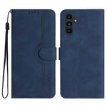YX003 Wallet Case for Samsung Galaxy A24 4G (162.1 x 77.6 x 8.3mm), PU Leather Pattern Imprinted Stand Phone Cover