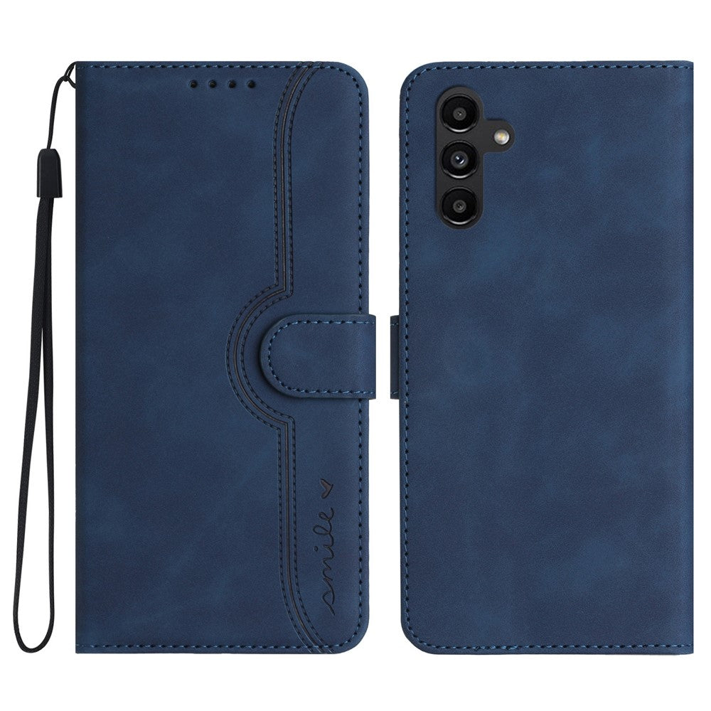 YX003 Wallet Case for Samsung Galaxy A24 4G (162.1 x 77.6 x 8.3mm), PU Leather Pattern Imprinted Stand Phone Cover
