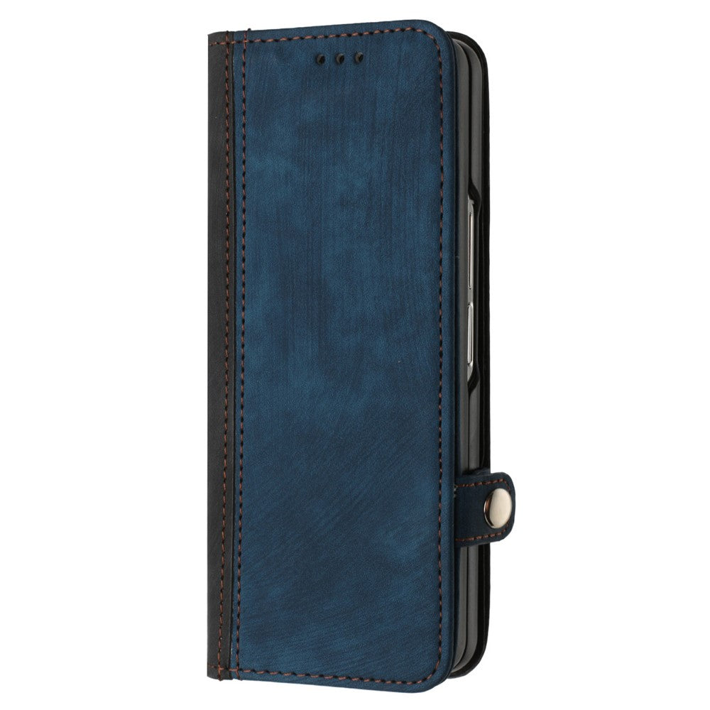 YX0020 For Samsung Galaxy Z Fold3 5G PU Leather Phone Case Card Holder Phone Cover