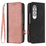 YX0020 For Samsung Galaxy Z Fold3 5G PU Leather Phone Case Card Holder Phone Cover