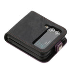 YX0020 For Samsung Galaxy Z Flip3 5G PU Leather+PC Case Card Holder Folding Phone Cover