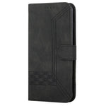 For Samsung Galaxy A24 4G (162.1mm) Phone Case with Strap Imprint PU Leather Wallet Stand Cover