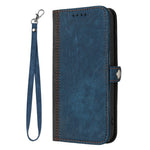 YX0020 For Samsung Galaxy A24 4G (162.1 x 77.6 x 8.3mm) Phone Wallet Case Anti-scratch Leather Stand Cover with Strap
