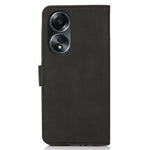 KHAZNEH For Oppo A58 5G Fine Texture Wallet PU Leather Smartphone Case Stand Phone Cover