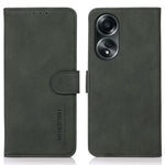KHAZNEH For Oppo A58 5G Fine Texture Wallet PU Leather Smartphone Case Stand Phone Cover