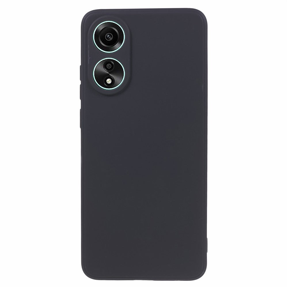 Straight Edge Phone Case for Oppo A78 4G , Lens Precise Cutout Soft TPU Anti-scratch Cover
