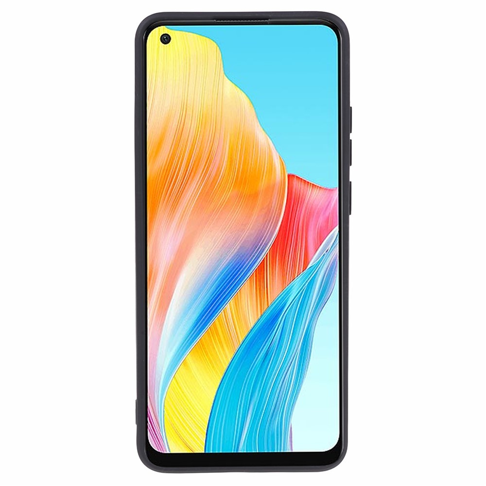 Straight Edge Phone Case for Oppo A78 4G , Lens Precise Cutout Soft TPU Anti-scratch Cover
