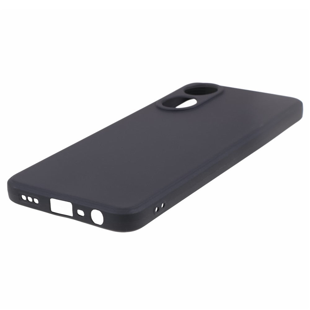 Straight Edge Phone Case for Oppo A78 4G , Lens Precise Cutout Soft TPU Anti-scratch Cover