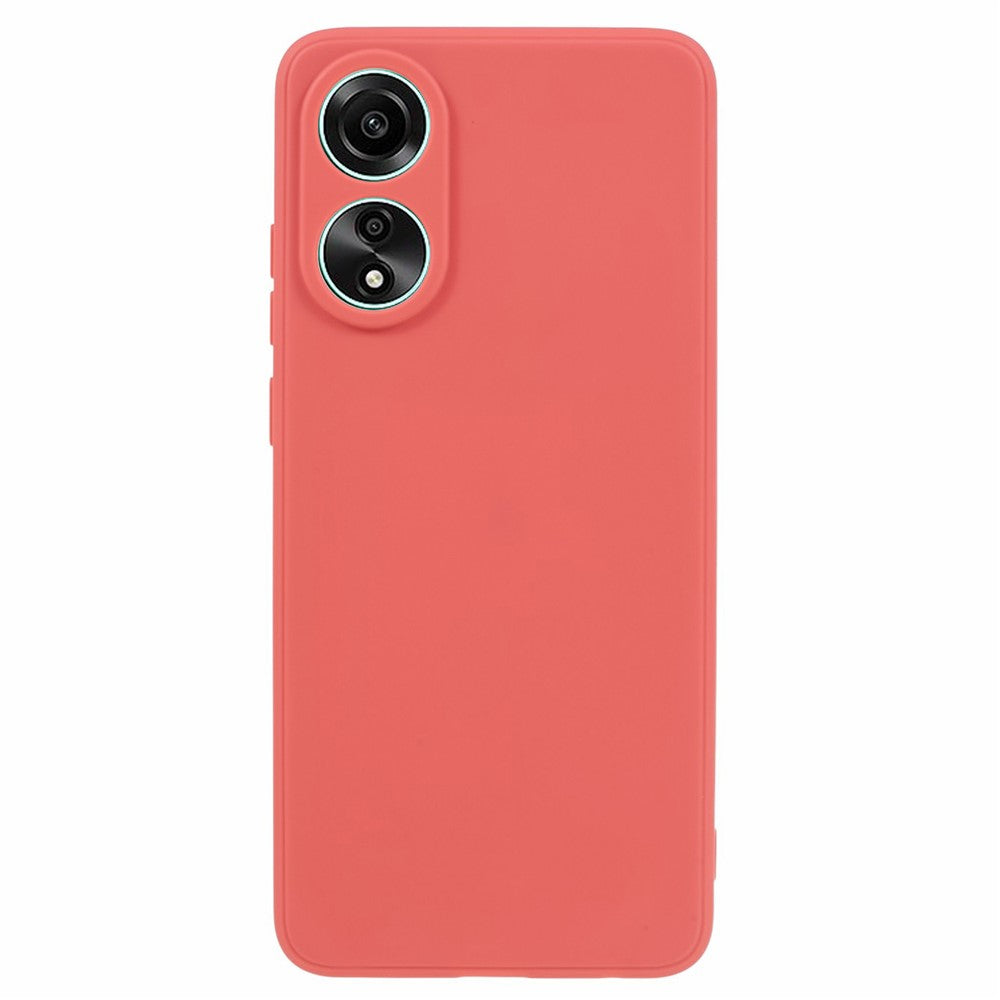 Straight Edge Phone Case for Oppo A78 4G , Lens Precise Cutout Soft TPU Anti-scratch Cover