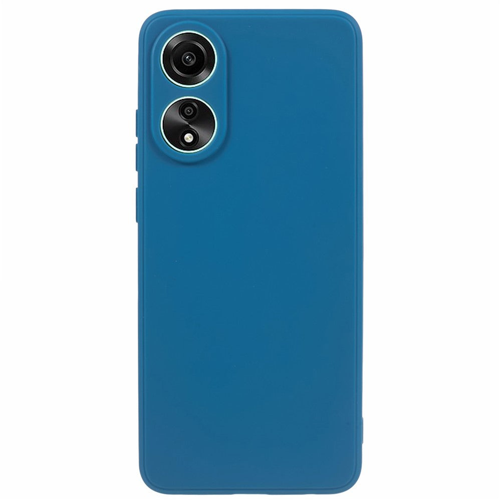Straight Edge Phone Case for Oppo A78 4G , Lens Precise Cutout Soft TPU Anti-scratch Cover