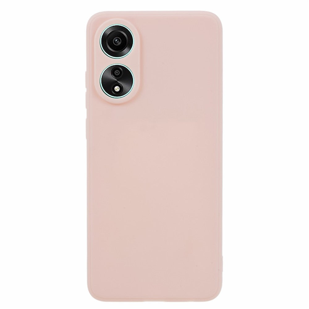 Straight Edge Phone Case for Oppo A78 4G , Lens Precise Cutout Soft TPU Anti-scratch Cover