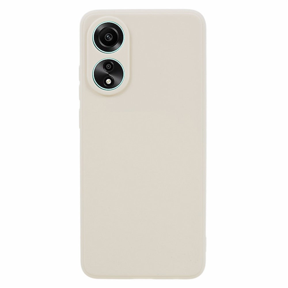 Straight Edge Phone Case for Oppo A78 4G , Lens Precise Cutout Soft TPU Anti-scratch Cover