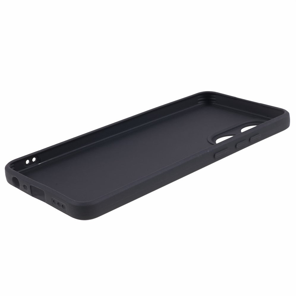For Oppo A58 4G Straight Edge Soft TPU Phone Case Lens Precise Cutout Anti-drop Cover