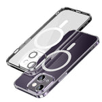 SULADA for iPhone 15 Plus Slim Case Compatible with MagSafe TPU+PC Cover with Lens Film