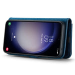 DG.MING for Samsung Galaxy S23 FE Detachable Phone Cover Split Leather Wallet Stand Phone Case