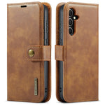 DG.MING for Samsung Galaxy S23 FE Detachable Phone Cover Split Leather Wallet Stand Phone Case