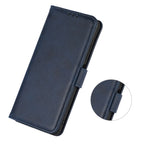 For Oppo A58 5G Cowhide Texture Phone Case Folio Flip Wallet Stand Leather Phone Cover