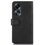 For Oppo A58 4G Cowhide Texture Phone Case Wallet Stand Shockproof Leather Phone Cover
