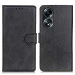 For Oppo A58 4G PU Leather Anti-drop Phone Case Cowhide Texture Wallet Stand Cover