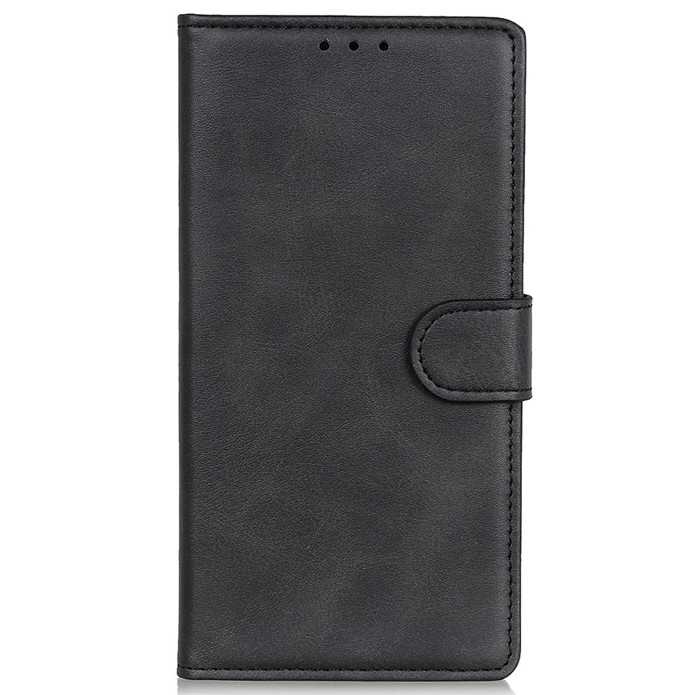 For Oppo A58 4G PU Leather Anti-drop Phone Case Cowhide Texture Wallet Stand Cover