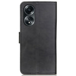 For Oppo A58 4G PU Leather Anti-drop Phone Case Cowhide Texture Wallet Stand Cover