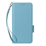 For Oppo A58 4G Litchi Texture Phone Case Leather Wallet Stand Cover with Strap