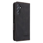 For Samsung Galaxy F34 5G / M34 5G PU Leather Wallet Phone Case with Hardware Decor and Anti-drop Stand Cover