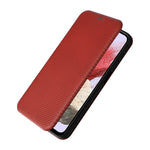 For Samsung Galaxy F34 5G / M34 5G PU Leather Case Carbon Fiber Texture Card Holder Phone Stand Cover