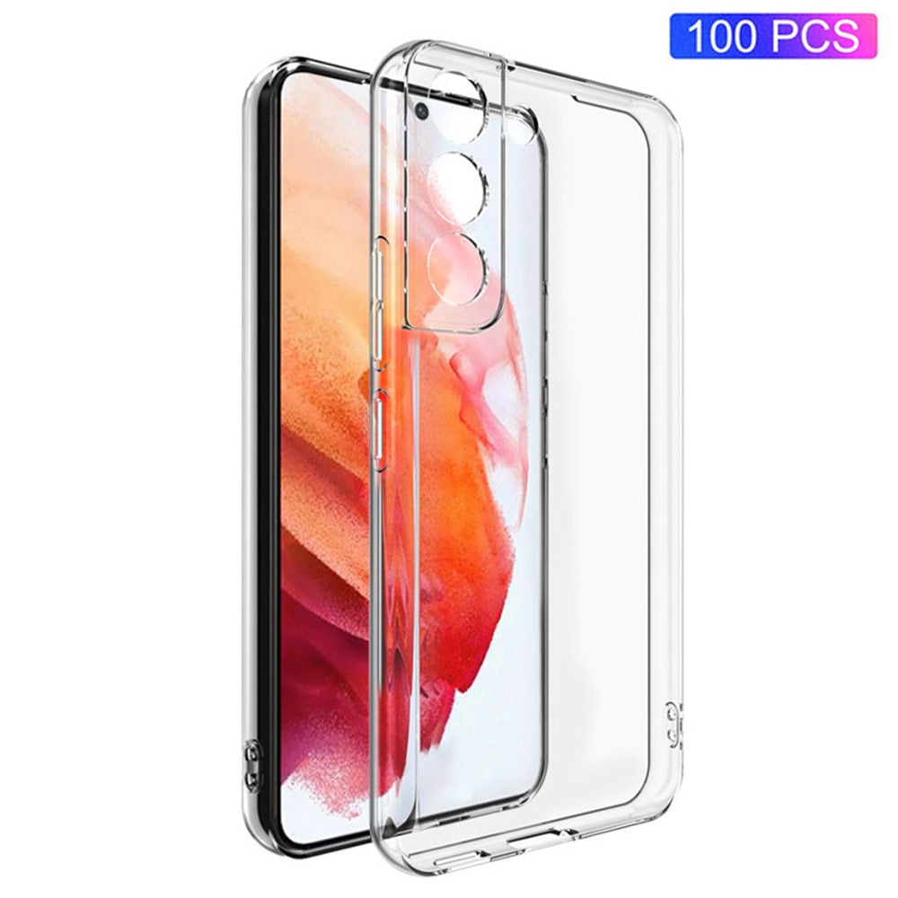 100 st för Samsung Galaxy S22+ 5G Slim-Fit HD Transparent mobilskal Hårt Plast mobilskal