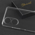 For Oppo A58 4G Cell Phone Cover TPU Clear Case Precise Cutouts Ultra-Thin Phone Back Shell