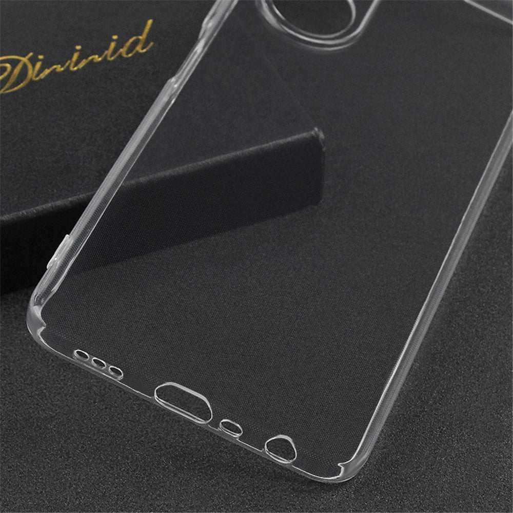 For Oppo A58 4G Cell Phone Cover TPU Clear Case Precise Cutouts Ultra-Thin Phone Back Shell