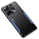 Xiaomi Redmi K60 Ultra / 13T / 13T Pro stødsikkert TPU-mobilcover med aluminiumlegering, faldsikret bagside