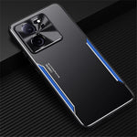Xiaomi Redmi K60 Ultra / 13T / 13T Pro stødsikkert TPU-mobilcover med aluminiumlegering, faldsikret bagside