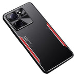 Xiaomi Redmi K60 Ultra / 13T / 13T Pro stødsikkert TPU-mobilcover med aluminiumlegering, faldsikret bagside