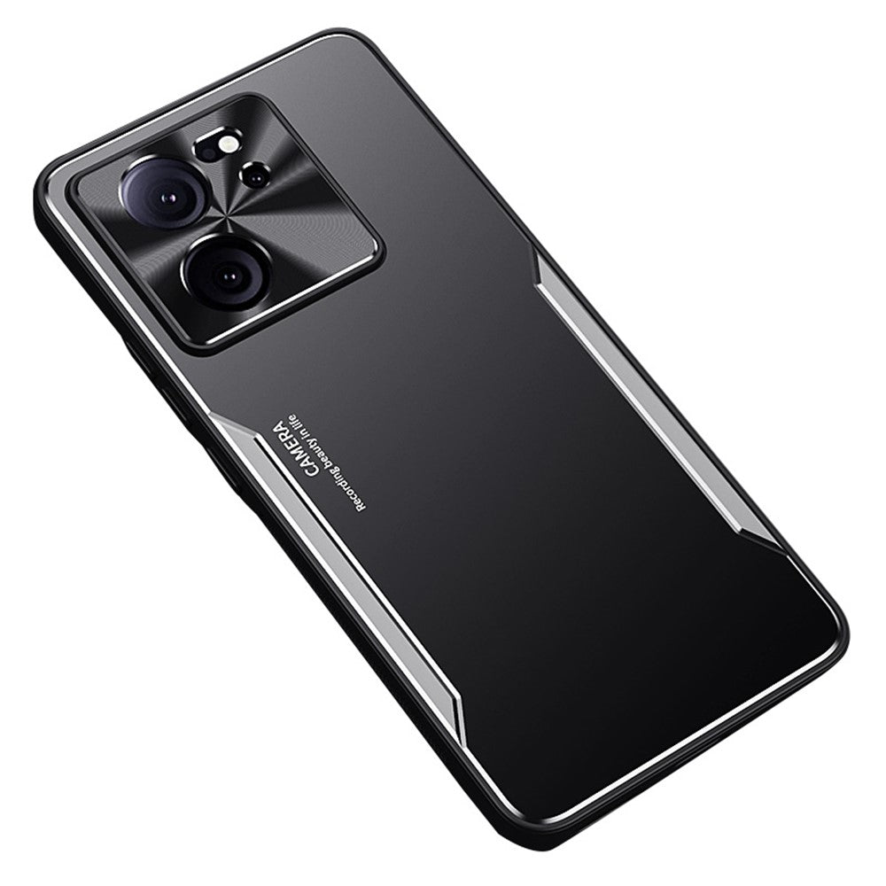 Xiaomi Redmi K60 Ultra / 13T / 13T Pro stødsikkert TPU-mobilcover med aluminiumlegering, faldsikret bagside