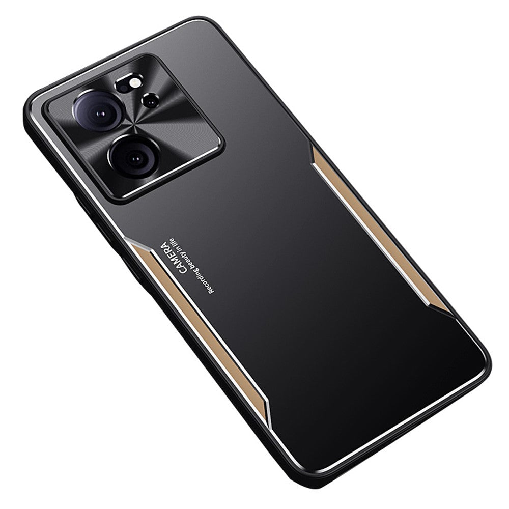 For Xiaomi Redmi K60 Ultra / 13T / 13T Pro Shockproof Phone Case TPU + Aluminum Alloy Anti-drop Back Cover