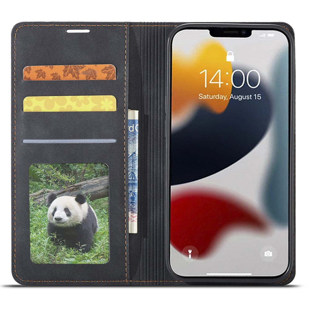 FORWENW Fantasy Series Phone Case for iPhone 15 Pro , Skin-touch Leather Phone Cover Shell Wallet