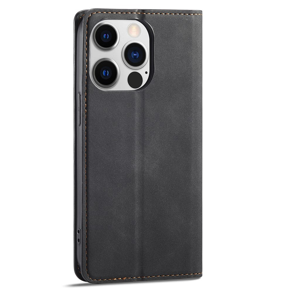 FORWENW Fantasy Series Phone Case for iPhone 15 Pro , Skin-touch Leather Phone Cover Shell Wallet