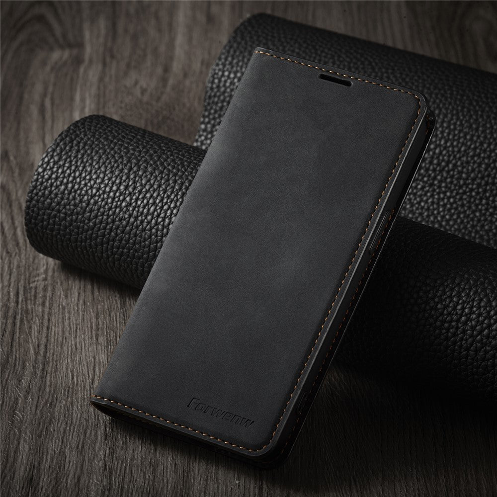 FORWENW Fantasy Series Phone Case for iPhone 15 Pro , Skin-touch Leather Phone Cover Shell Wallet
