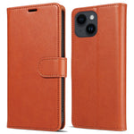 001 For iPhone 15 Pro Max Magnetic Closure Phone Case RFID Blocking Wallet PU Leather Stand Cover