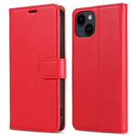 001 For iPhone 15 Pro Max Magnetic Closure Phone Case RFID Blocking Wallet PU Leather Stand Cover