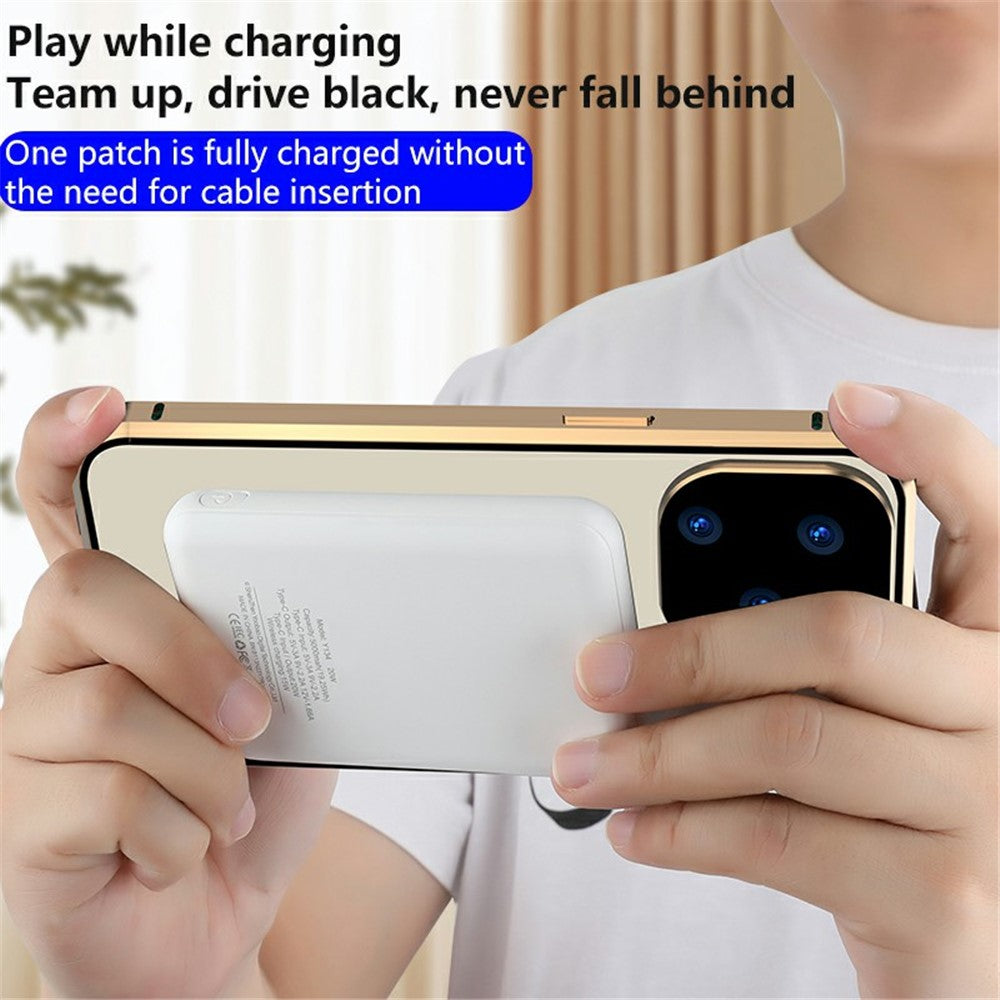 Buckle Lock Phone Cover for iPhone 15 Plus Magnetic Metal Frame + Dual-Sided Tempered Glass Case Compatible with MagSafe