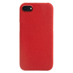 For iPhone 7 / 8 / SE (2020) / SE (2022) Incomplete Cover Genuine Cow Leather+PC Shell Litchi Texture Magnetic Phone Case