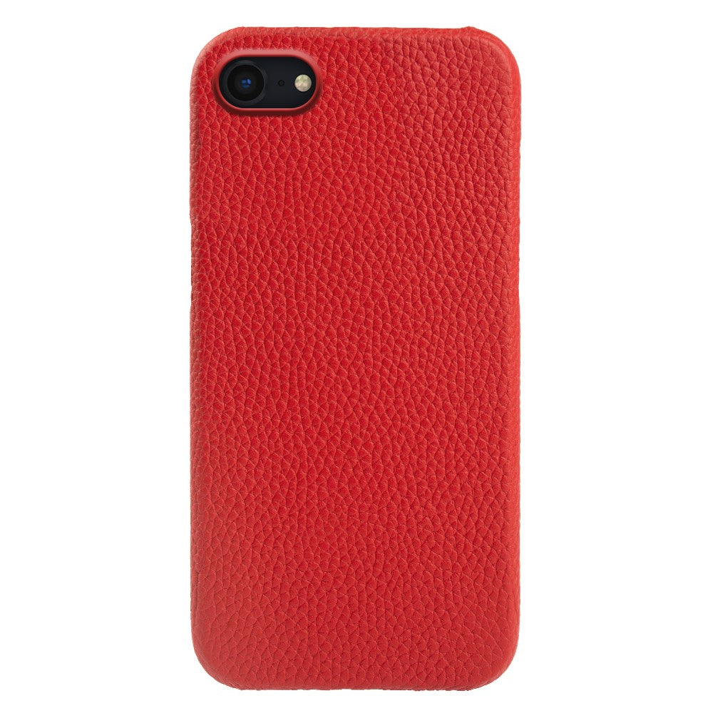 For iPhone 7 / 8 / SE (2020) / SE (2022) Incomplete Cover Genuine Cow Leather+PC Shell Litchi Texture Magnetic Phone Case